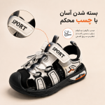 صندل بچه‌گانه اسپرت جلو بسته | راحت، سبک و مقاوم - Image 6