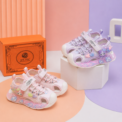 صندل دخترانه بچه‌گانه فانتزی | صندل راحت و شیک کودک