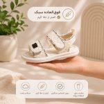 صندل دخترانه شیک بچگانه | سبک، راحت و مناسب مهمانی - Image 5